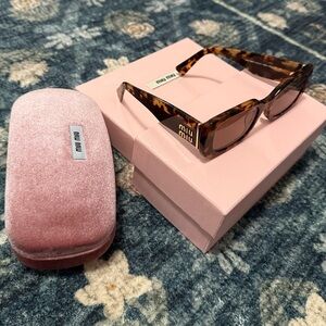 AUTHENTIC Miu Miu Tortoise Shell Sunglasses